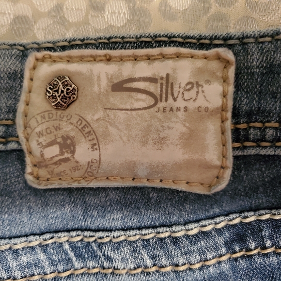Silver Jeans Sam Boyfriend Distressed Capris - Picture 9 of 12